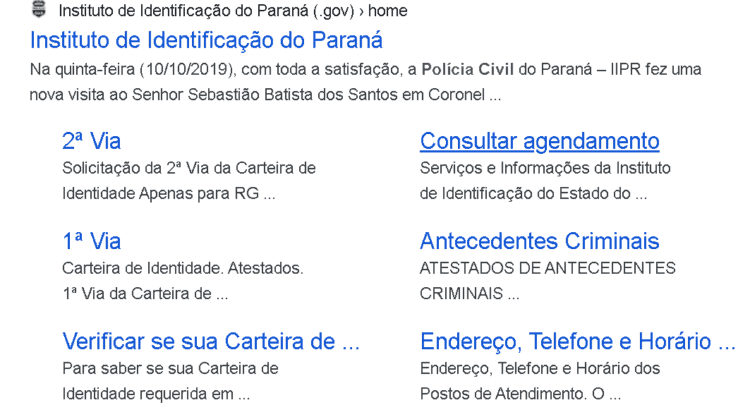 instituto de identificação da policia